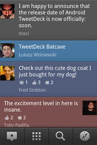 TweetDeck for Android in 2011