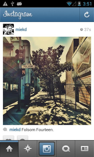 Instagram for Android in 2012