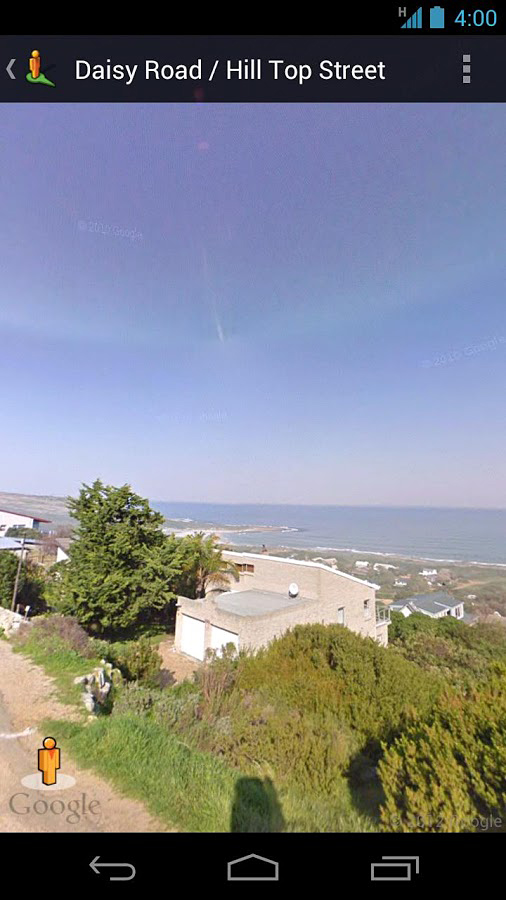Street View on Google Maps for Android in 2012 – Daisy Road / Hill Top Street