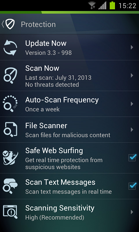 AntiVirus Security - FREE for Android in 2013 – Protection
