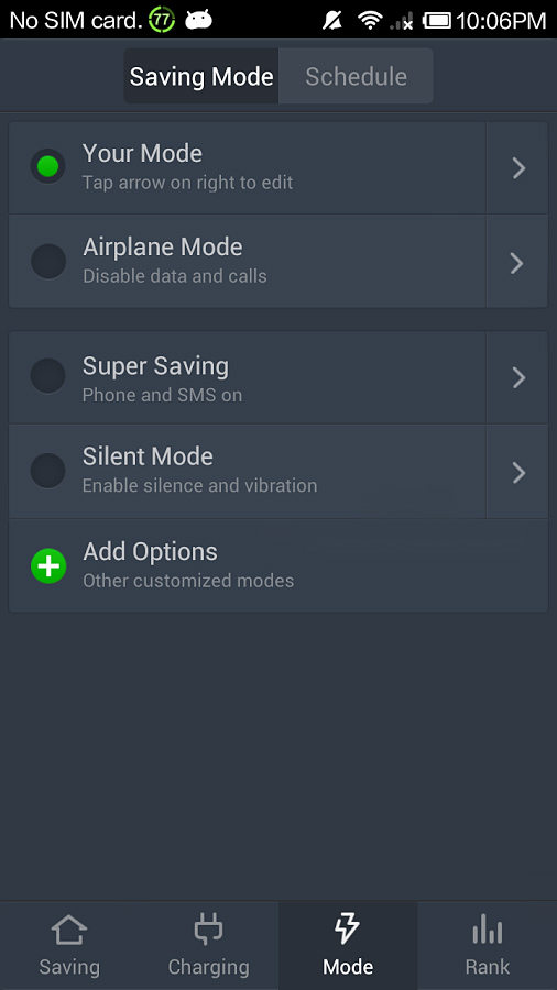 Battery Doctor for Android in 2013 – Save Mode