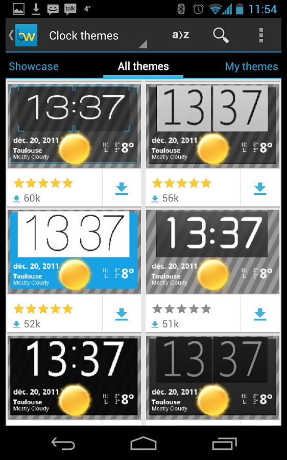 Beautiful Widgets Pro for Android in 2013 – Clock Themes