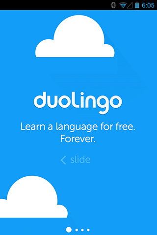 Duolingo for Android in 2013