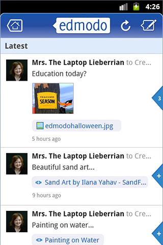 Edmodo for Android in 2013