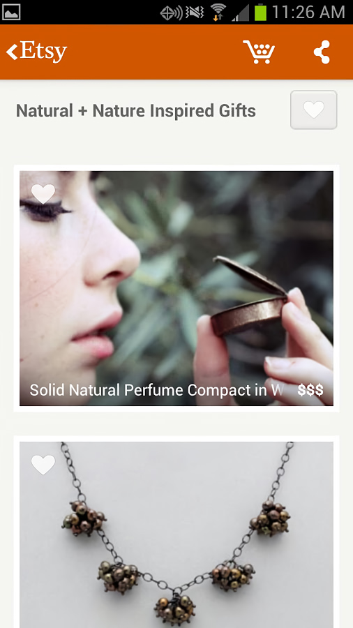Etsy for Android in 2013