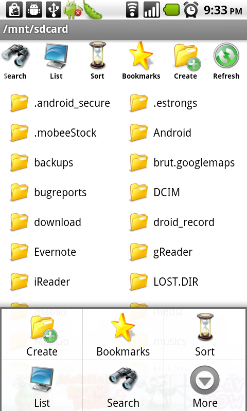 File Manager for Android in 2013