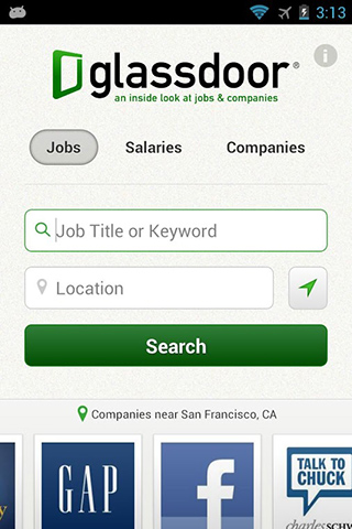 Glassdoor for Android in 2013