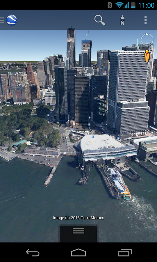 Google Earth for Android in 2013