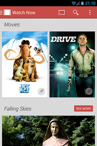 Google Play Movies & TV for Android in 2013
