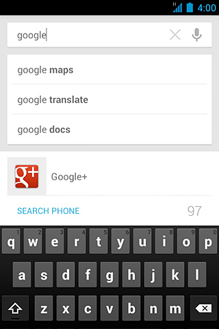 Google Search for Android in 2013
