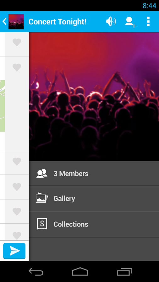 GroupMe for Android in 2013 – Concert Tonight!