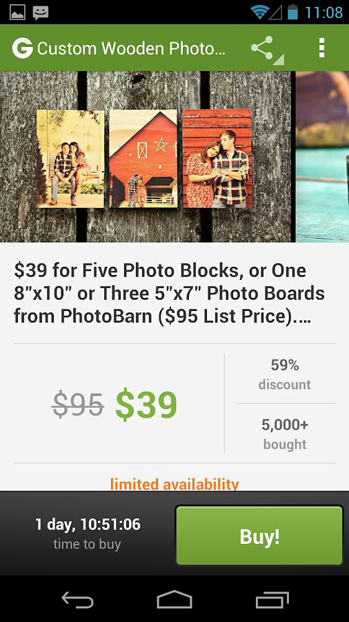 Groupon for Android in 2013