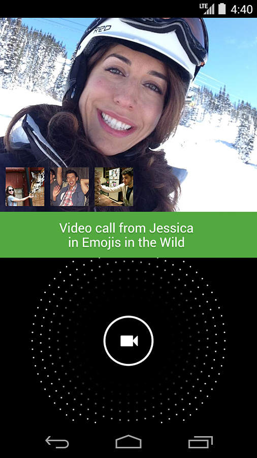 Hangouts for Android in 2013 – Video call