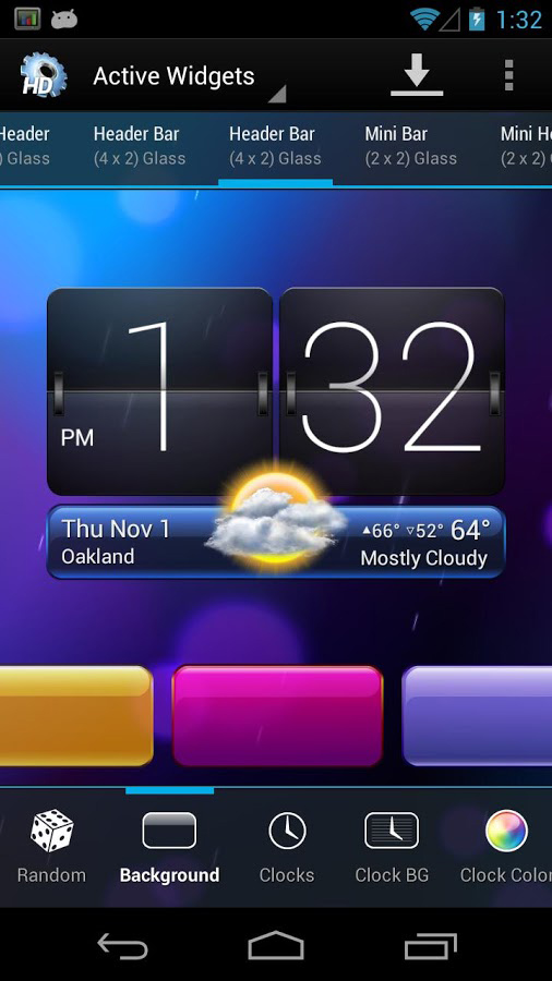 HD Widgets for Android in 2013