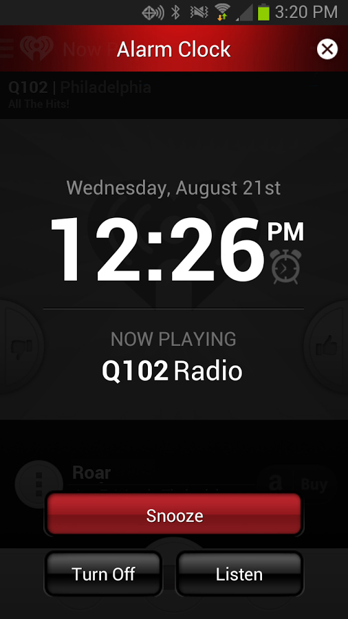 iHeartRadio for Android in 2013 – Alarm Clock