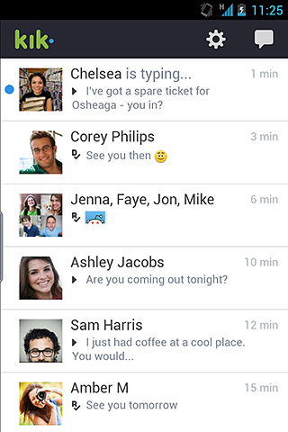 Kik for Android in 2013