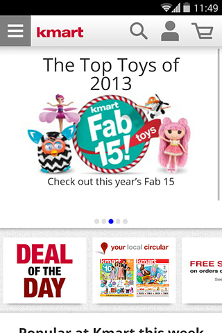 Kmart for Android in 2013