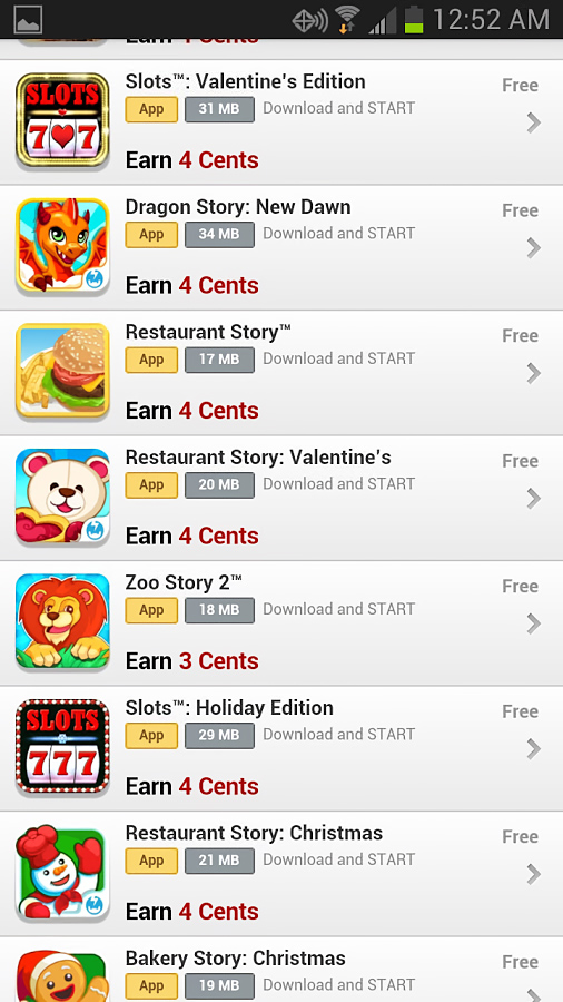MintCoins for Android in 2013