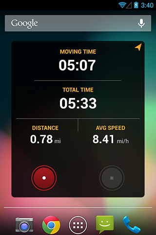 My Tracks for Android in 2013