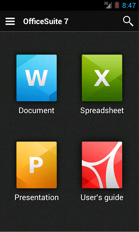 OfficeSuite Pro 7 for Android in 2013