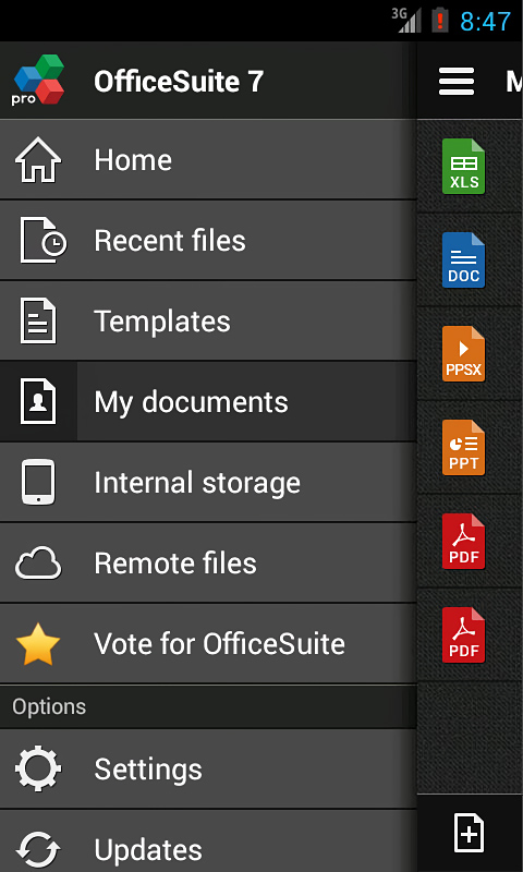 OfficeSuite Pro 7 for Android in 2013 – My documents