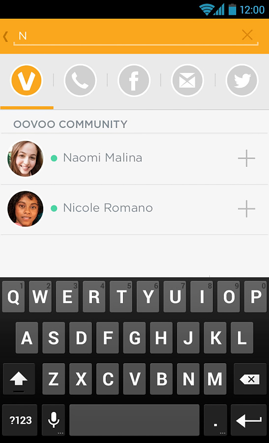 ooVoo Video Call, Text & Voice for Android in 2013