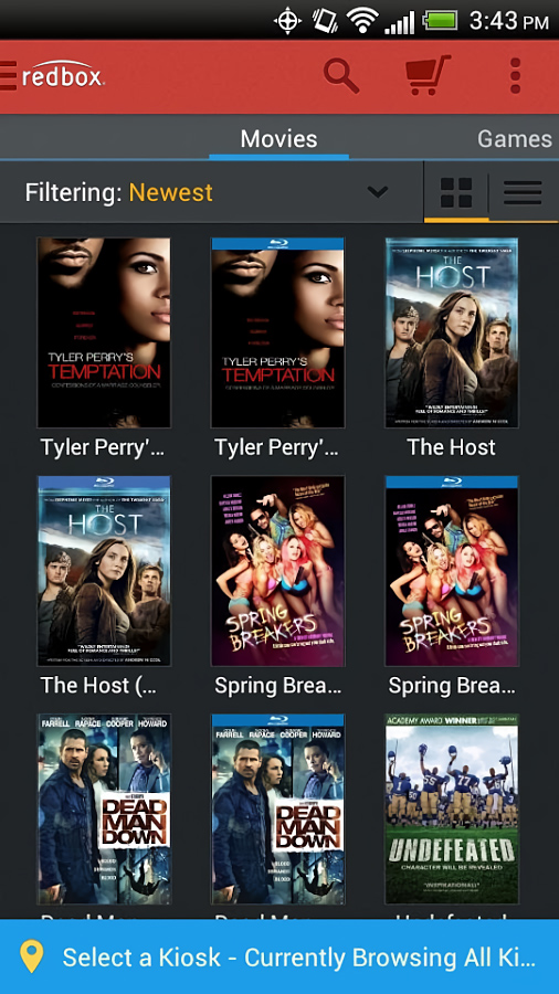 Redbox for Android in 2013 – Movies