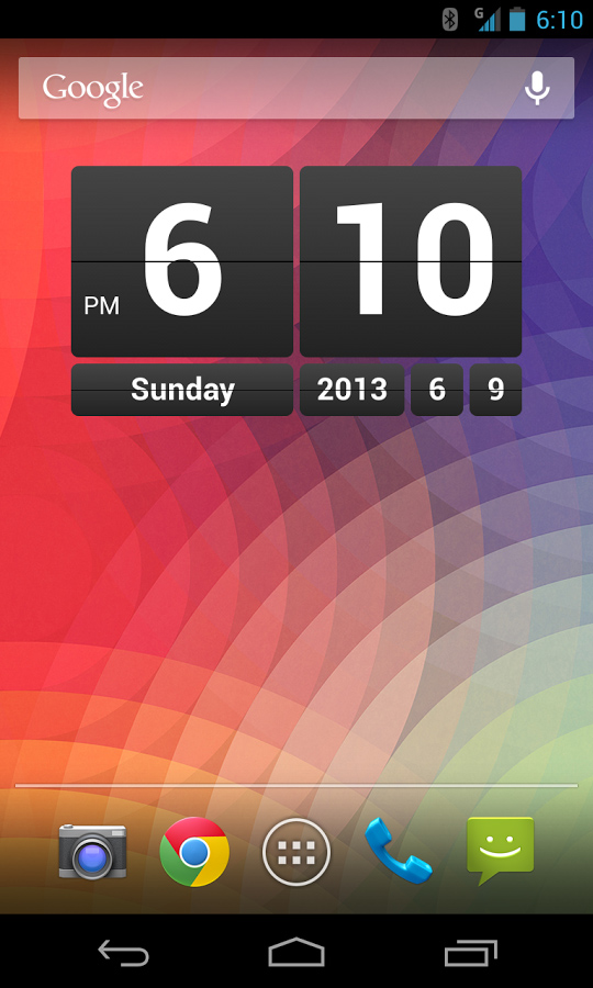 Retro Clock Widget for Android in 2013