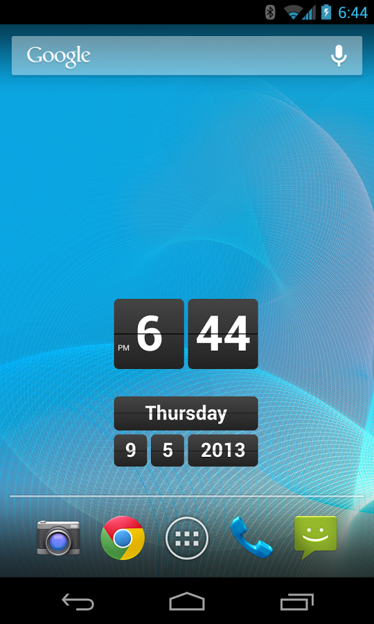 Retro Clock Widget for Android in 2013