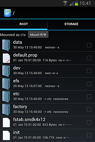 Root Explorer for Android in 2013