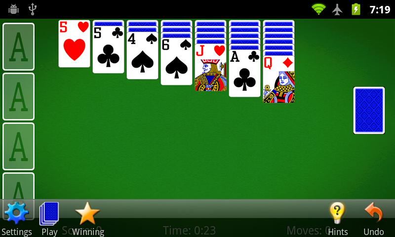 Solitaire for Android in 2013