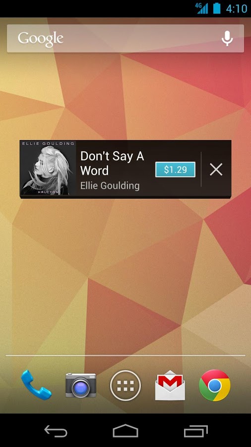 Sound Search for Google Play for Android in 2013