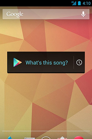 Sound Search for Google Play for Android in 2013