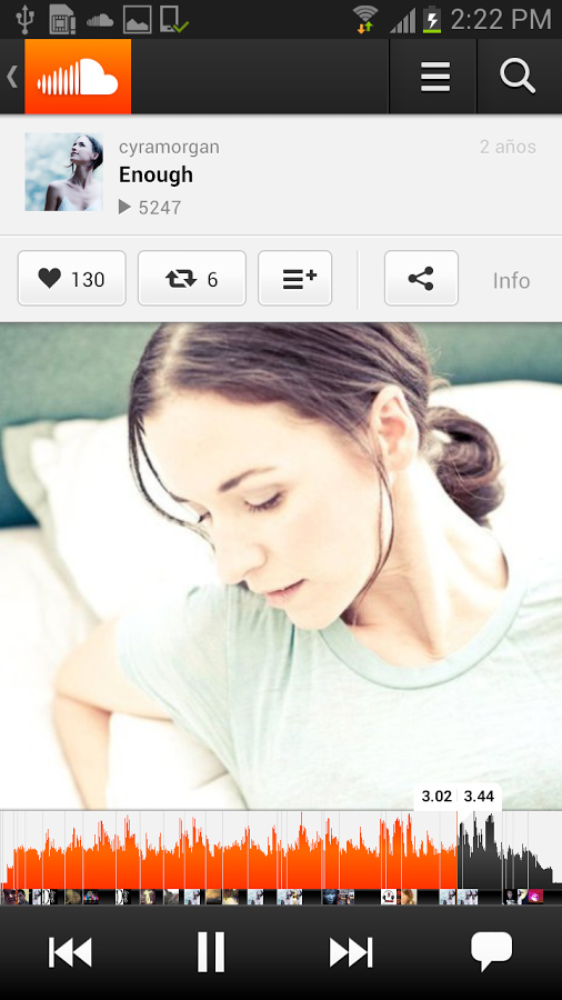 SoundCloud for Android in 2013 – Player