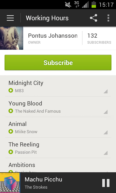 Spotify for Android in 2013