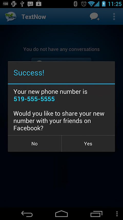 TextNow for Android in 2013 – Success!