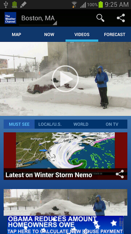 The Weather Channel for Android in 2013 – Videos