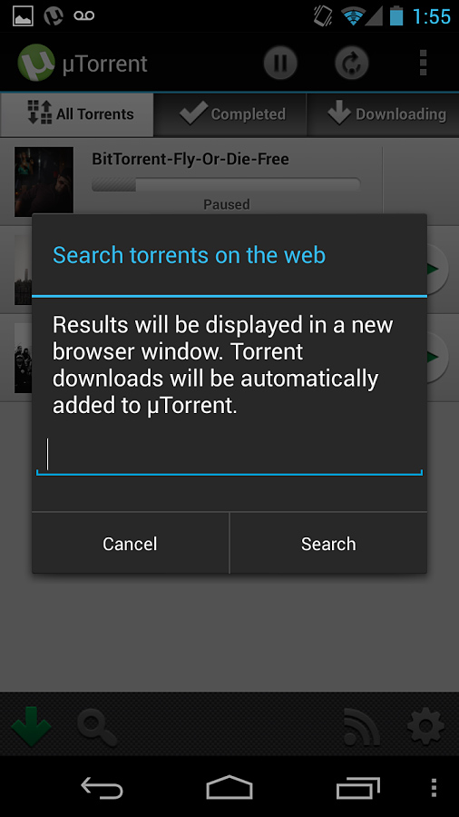 µTorrent - Torrent App for Android in 2013 – Search torrents on the web