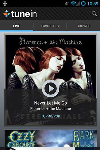 TuneIn Radio for Android in 2013