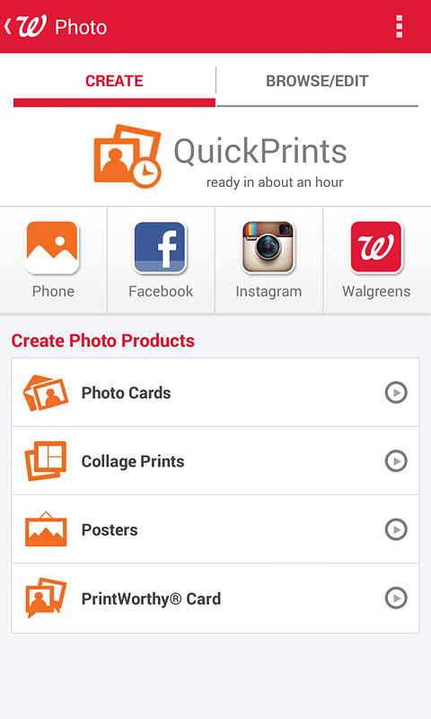 Walgreens for Android in 2013 – Photo