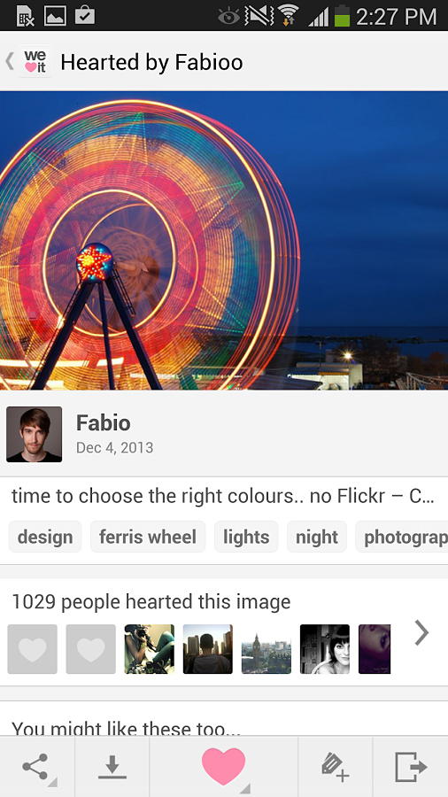 We Heart It for Android in 2013 – Hearted by