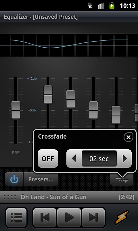 Winamp for Android in 2013 – Equalizer