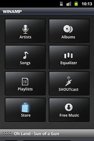 Winamp for Android in 2013