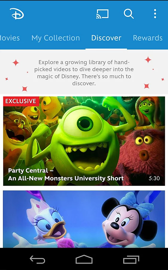 Disney Movies Anywhere for Android in 2014 – Discover