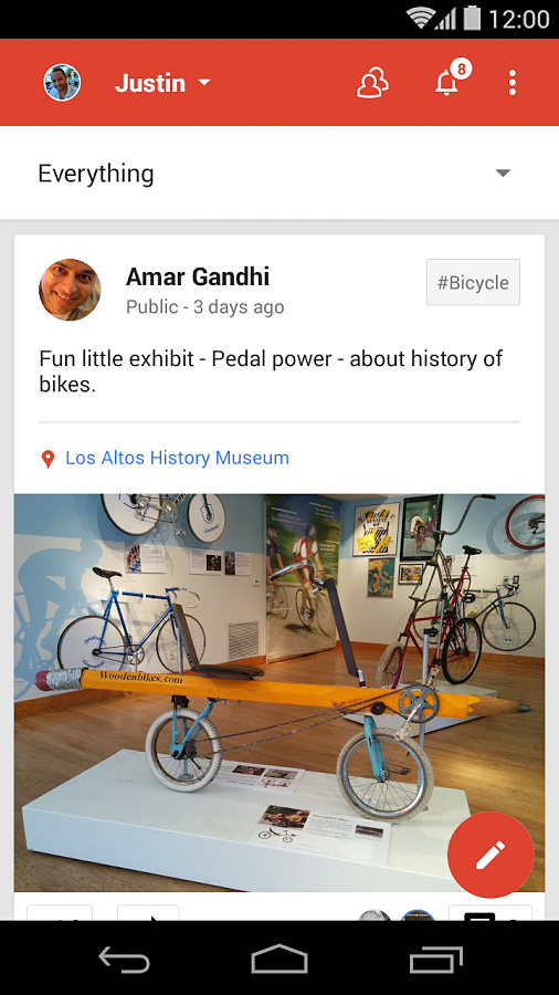 Google+ for Android in 2014