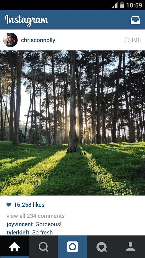 Instagram for Android in 2014