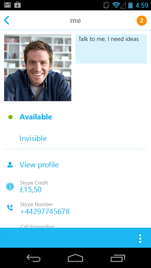 Skype for Android in 2014