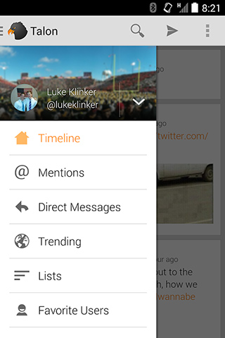 Talon for Twitter for Android in 2014