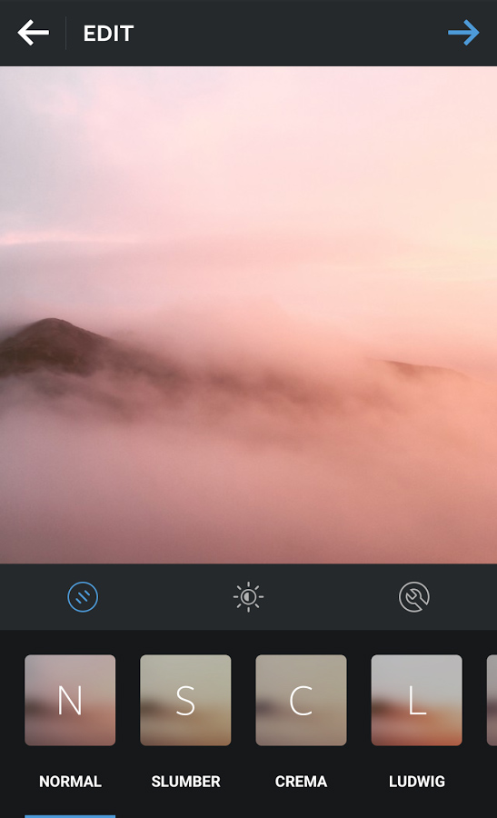 Instagram for Android in 2015 – Edit