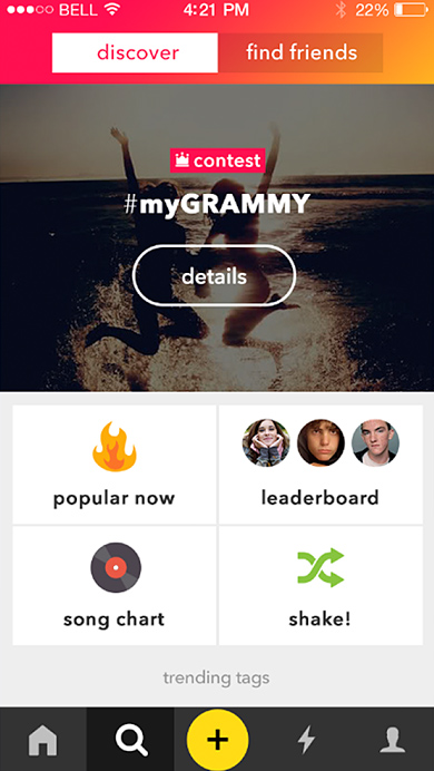 Musical.ly for Android in 2015 – Discover